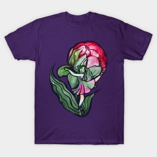 Vibrant Peony Dancer T-Shirt